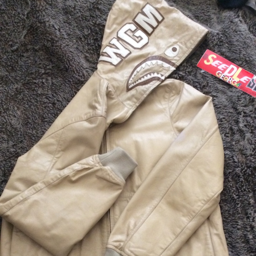 Bape Leather Rider Shark